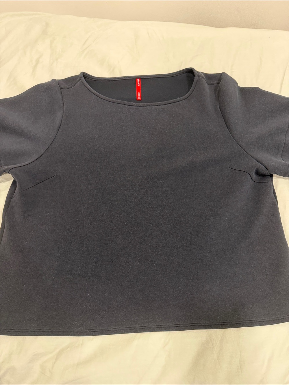 Black Short-Sleeve Top by Spanx EUC - Picture 6 of 10